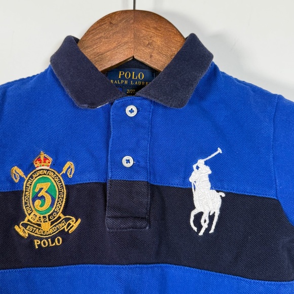 Polo by Ralph Lauren Kids Royal Blue Logo Polo Shirt - Picture 4 of 7